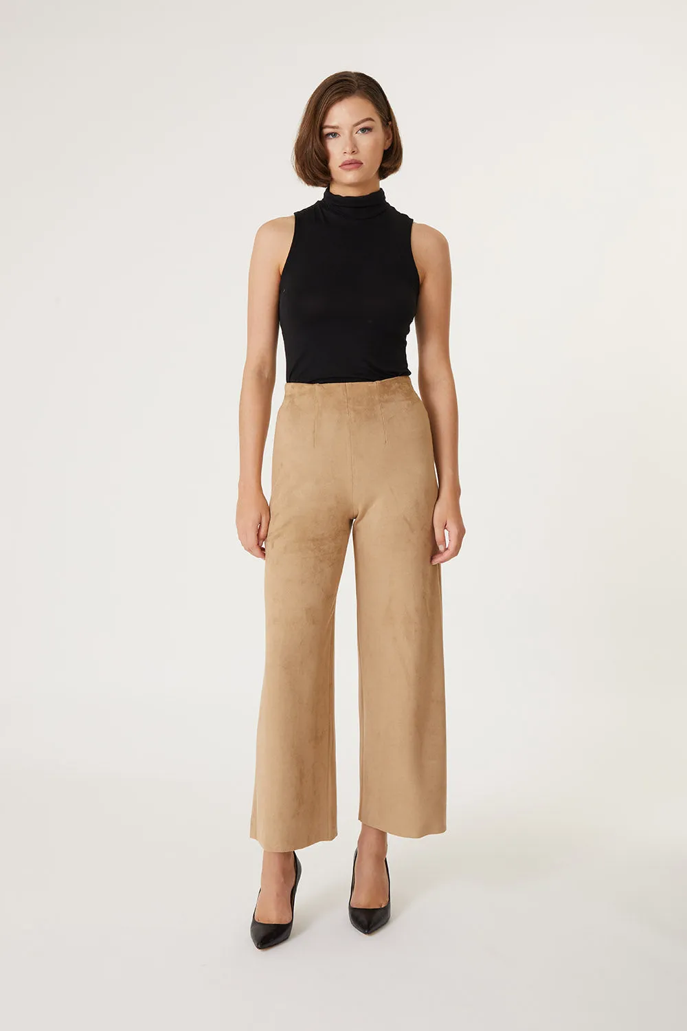 Fiona Faux Suede Wide Leg