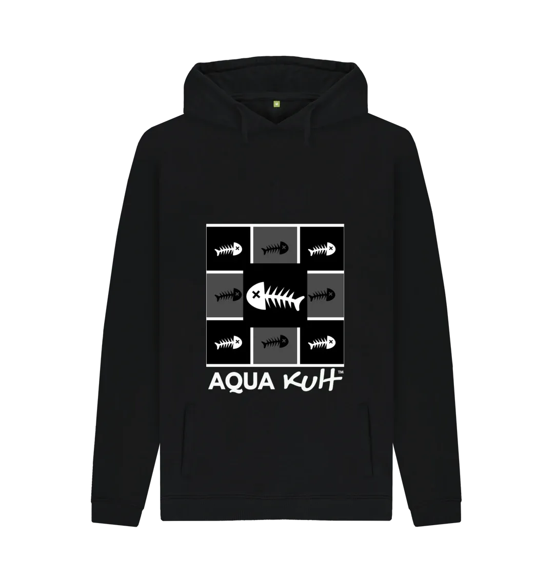 Fish Tiles Hoodie - Black