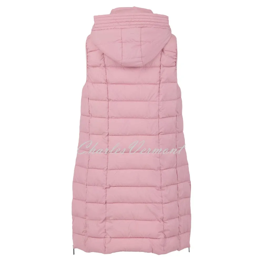 Frandsen Padded Longline Gilet - Style 833-321-42 (Blossom Pink)