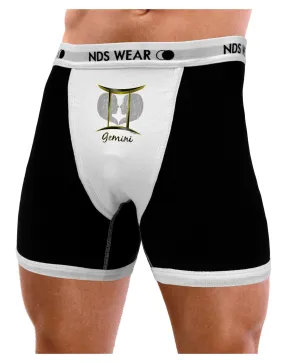 Gemini Symbol Mens Boxer Brief Underwear