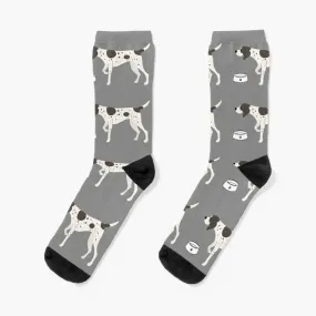 German Shorthaired Pointer Dog Pattern Socks