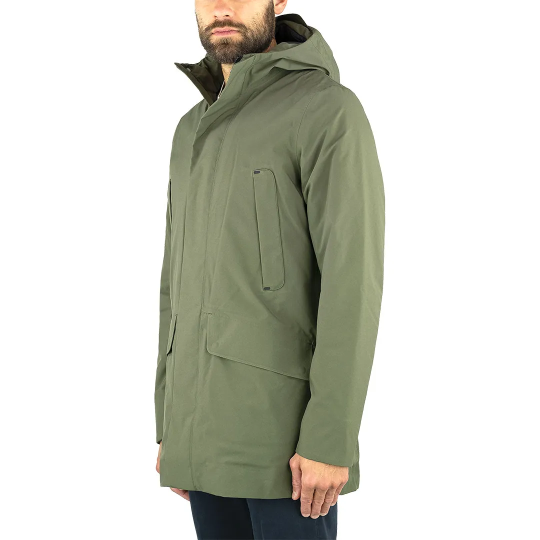 Giaccone Parka SAVE THE DUCK Yotam Grin15 Verde Militare