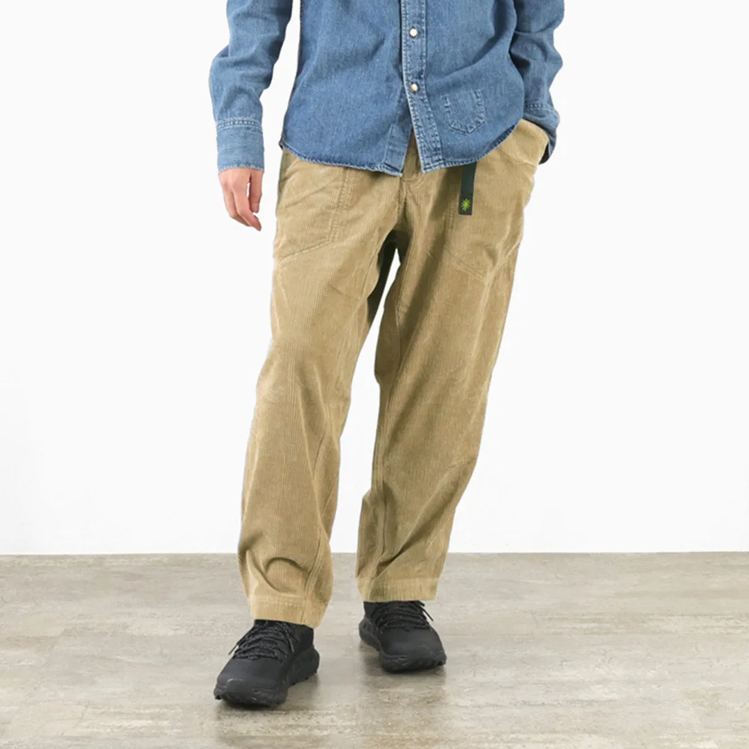 GOHEMP / Hemp Corduroy Traveler Easy Pants Wide Tapered