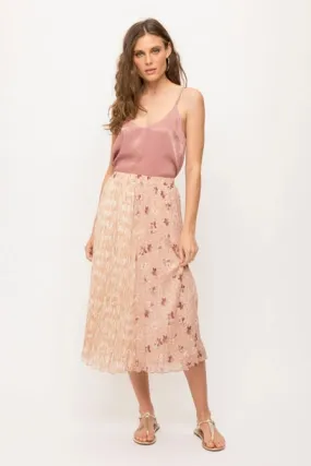 Grace Mix Media Midi Skirt