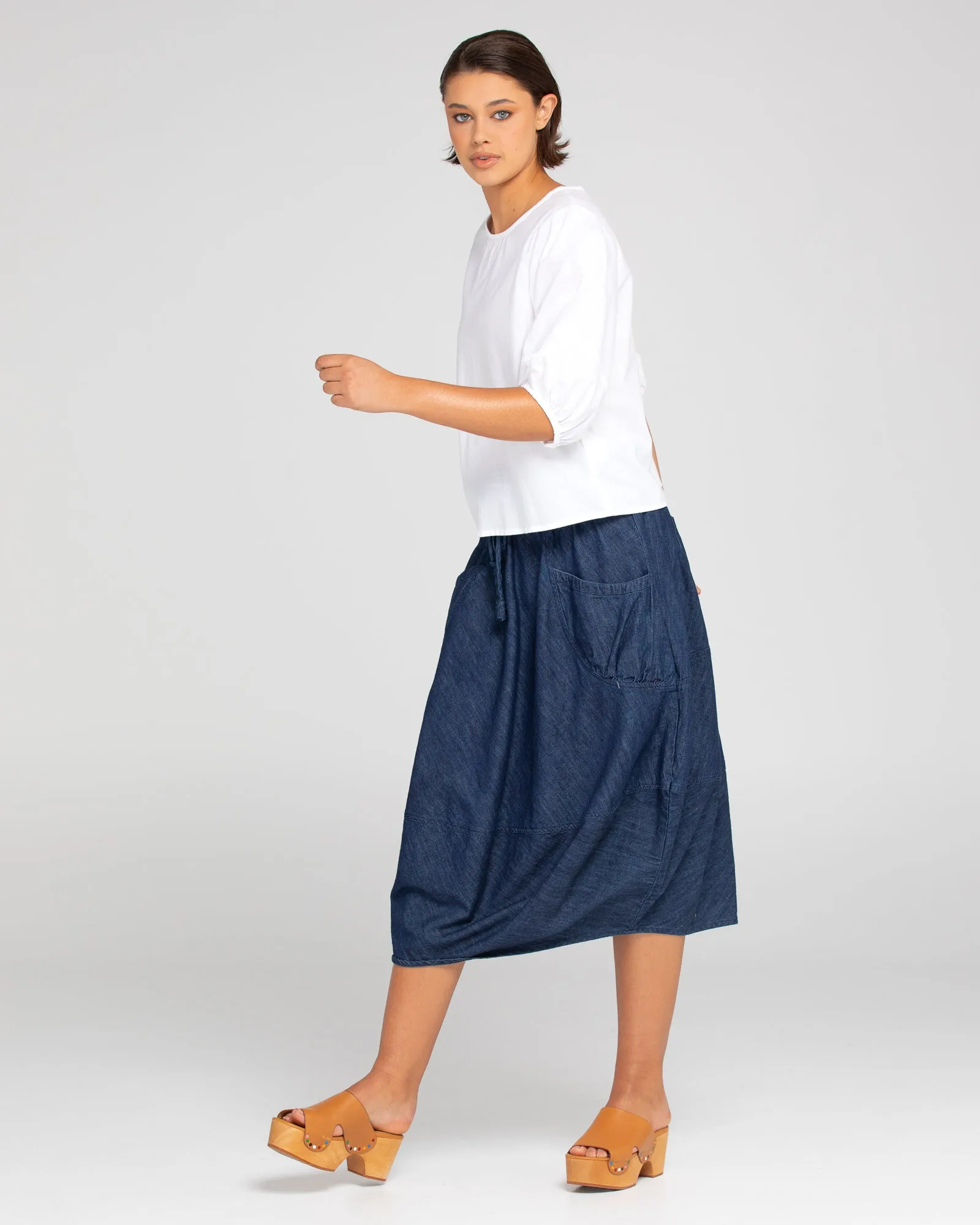 Guru Skirt - Dark Denim