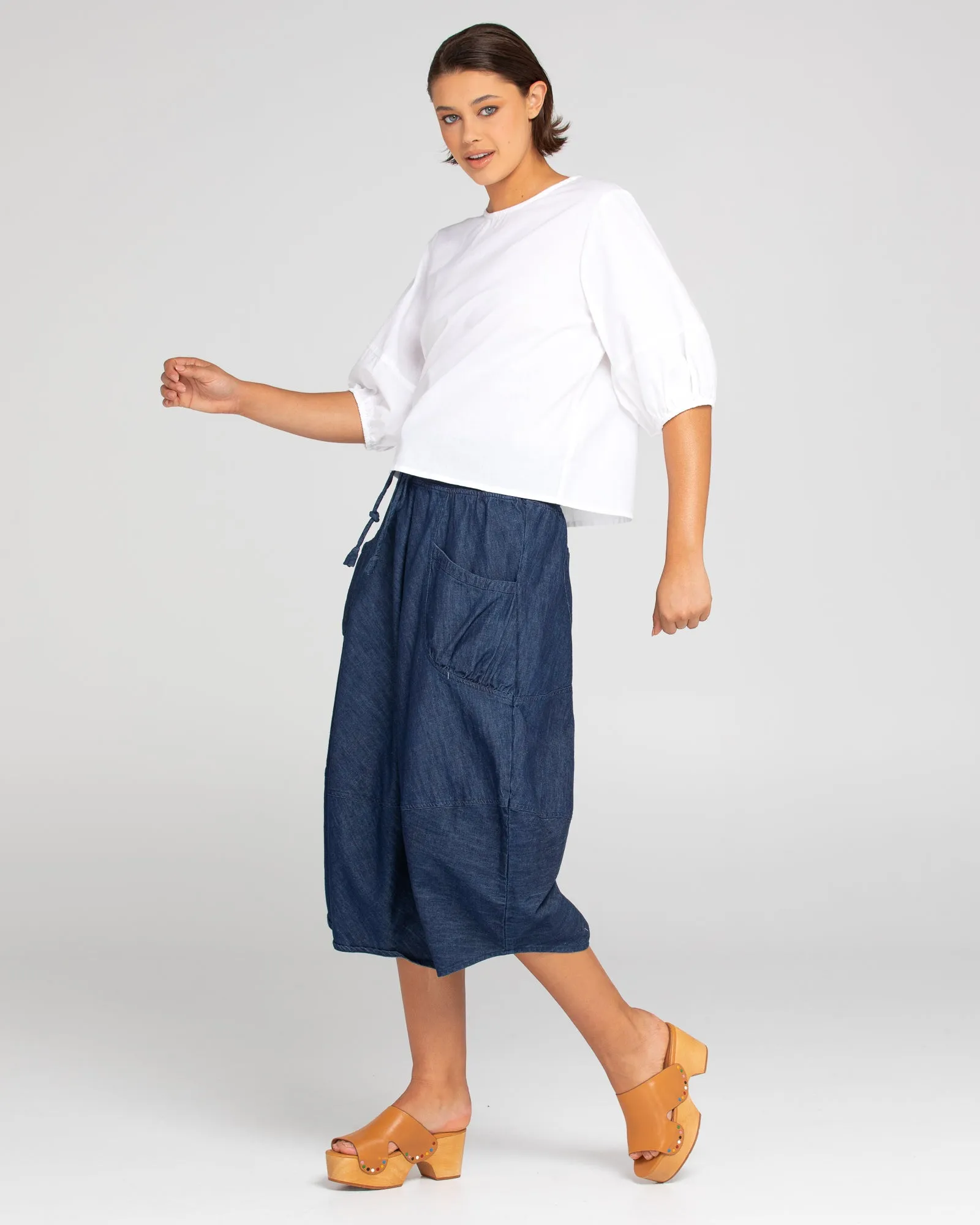 Guru Skirt - Dark Denim