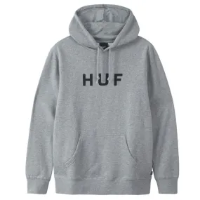 HUF ESSENTIALS OG LOGO PULLOVER HEATHER GREY