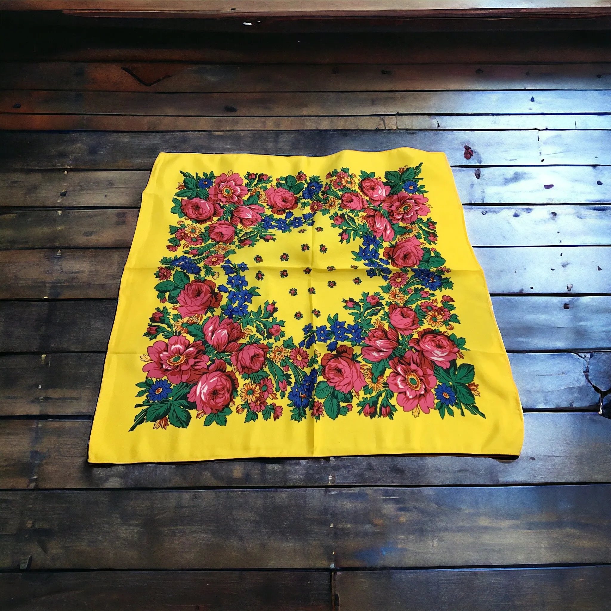 Kookum scarf(yellow )