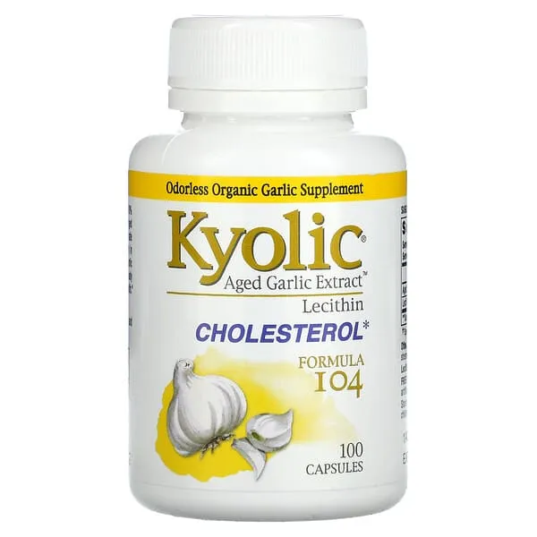 Kyolic Garlic Extract Cholesterol with Lecithin Capsules X 100