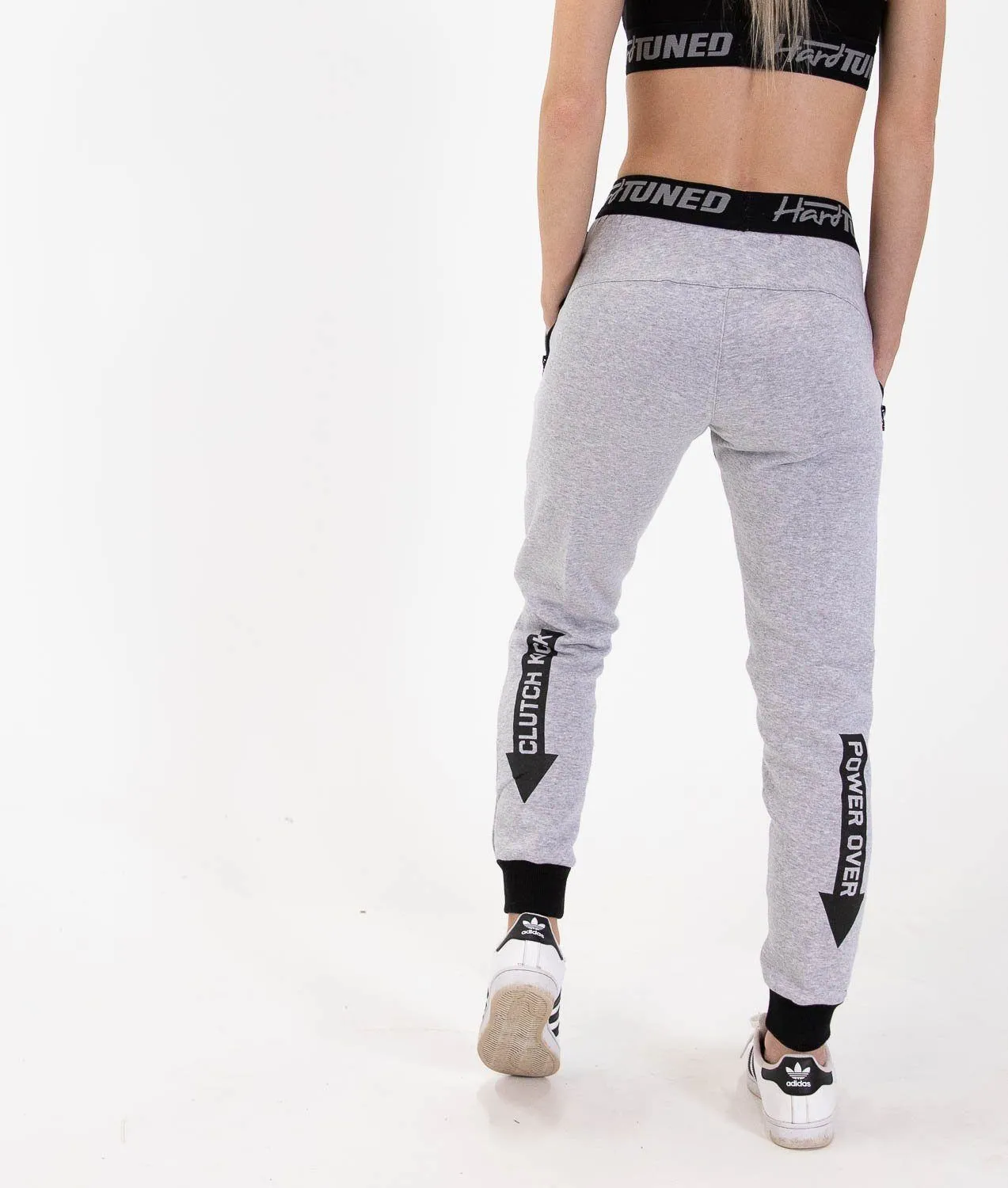 Ladies Power Over Trackies - Grey