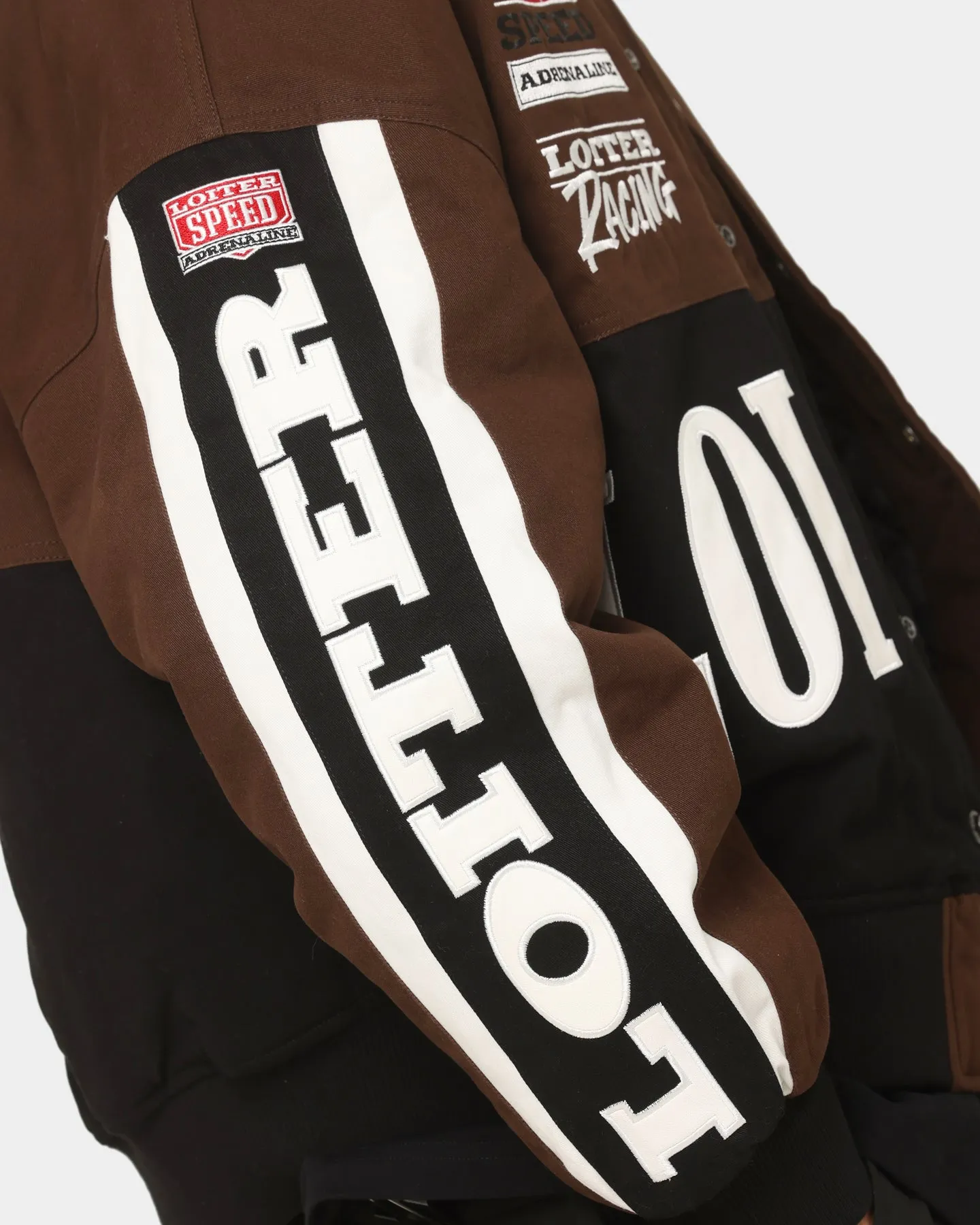 Loiter Motor Sport Jacket Brown