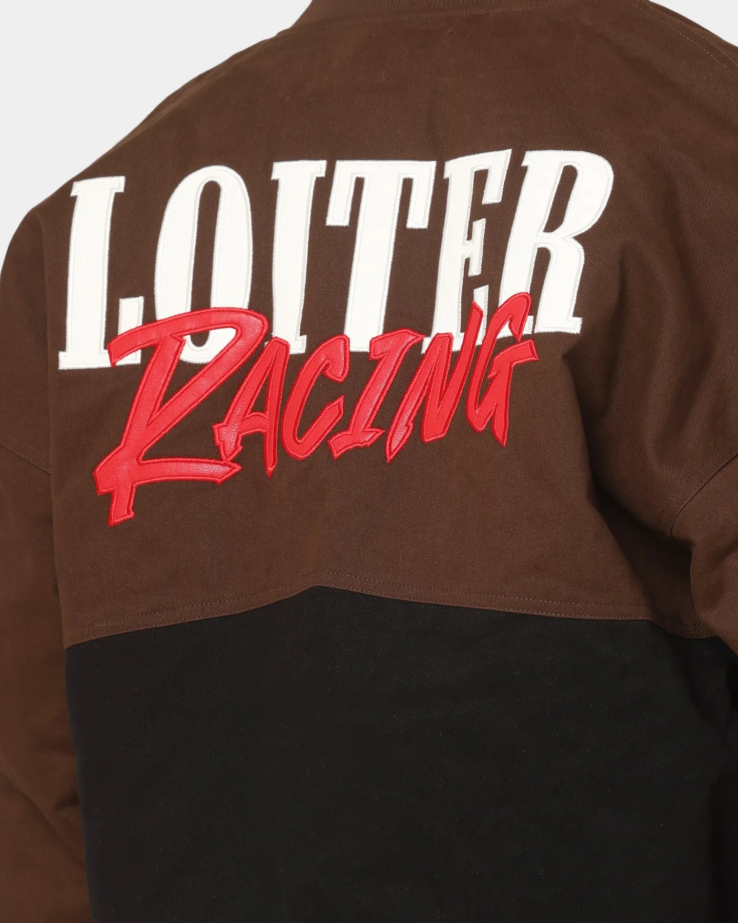 Loiter Motor Sport Jacket Brown