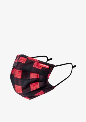 Mask Viraloff X D.Franklin Black Red / Plaid