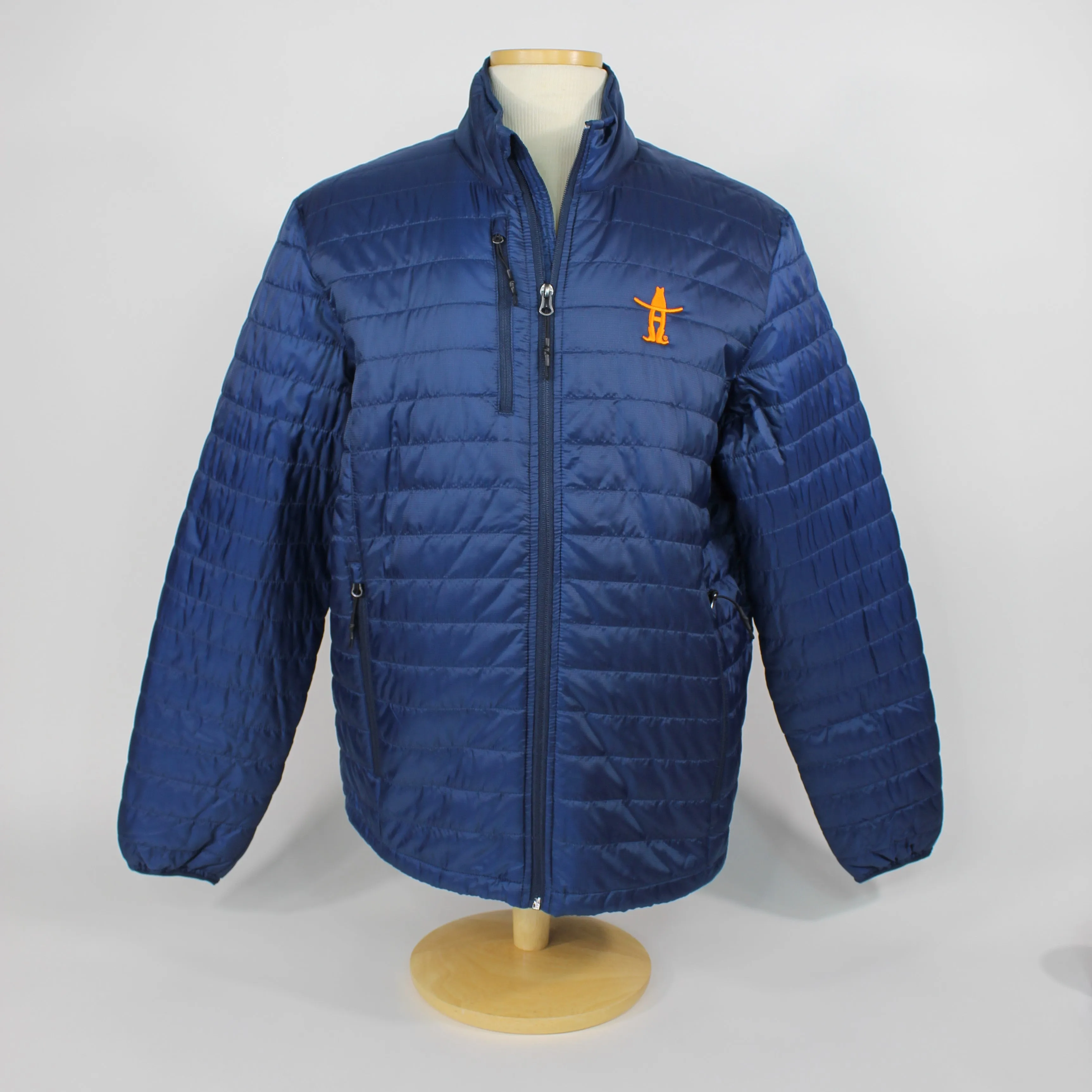 Mens Quilted Jacket - Navy