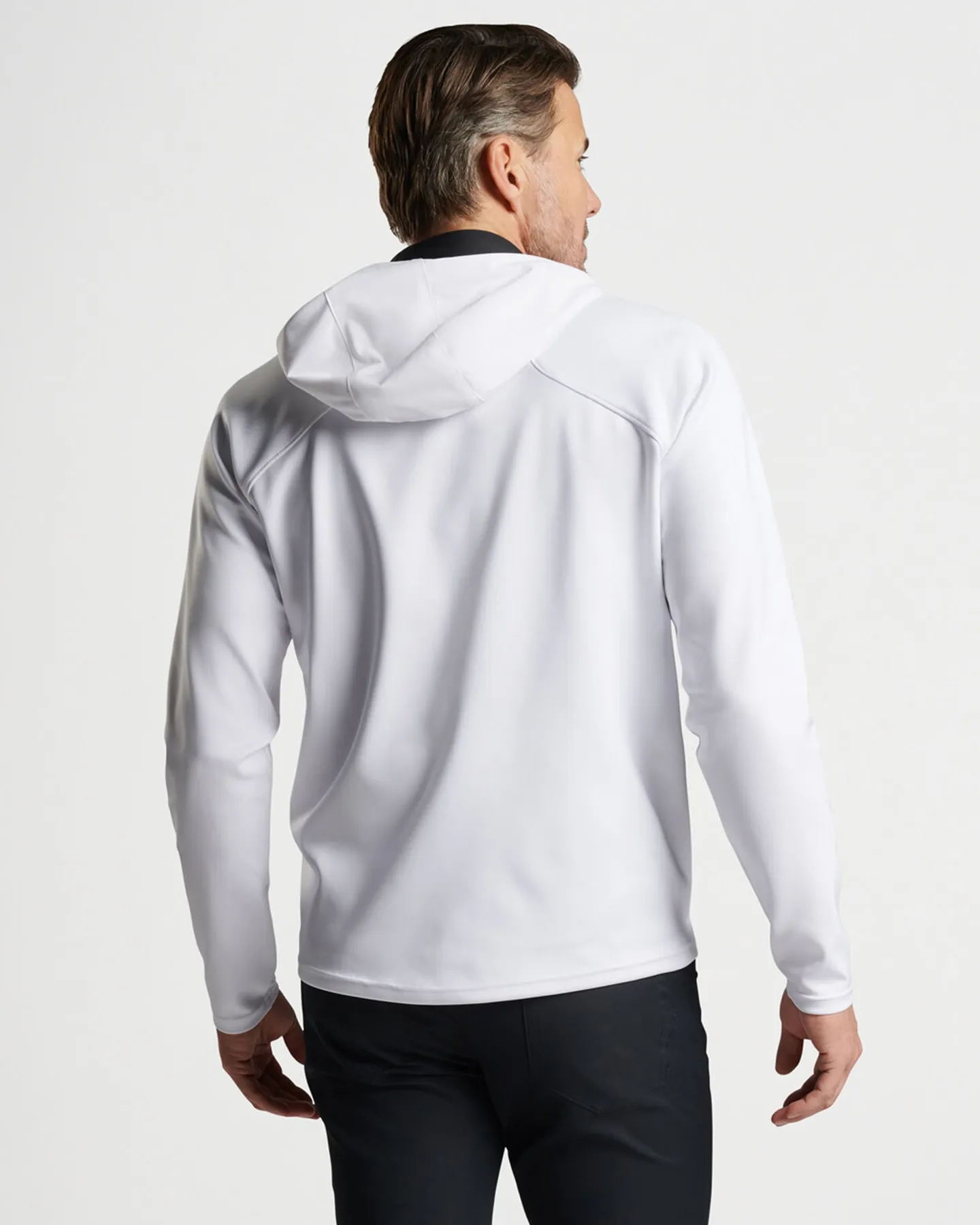 MERGE ELITE HYBRID HOODED JACKET - WHITE