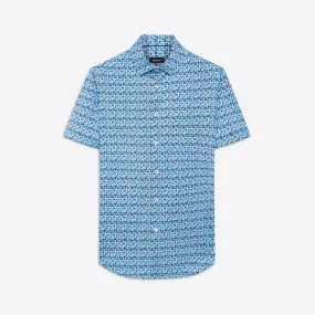 MILES Diamond Print OoohCotton Short Sleeve Shirt