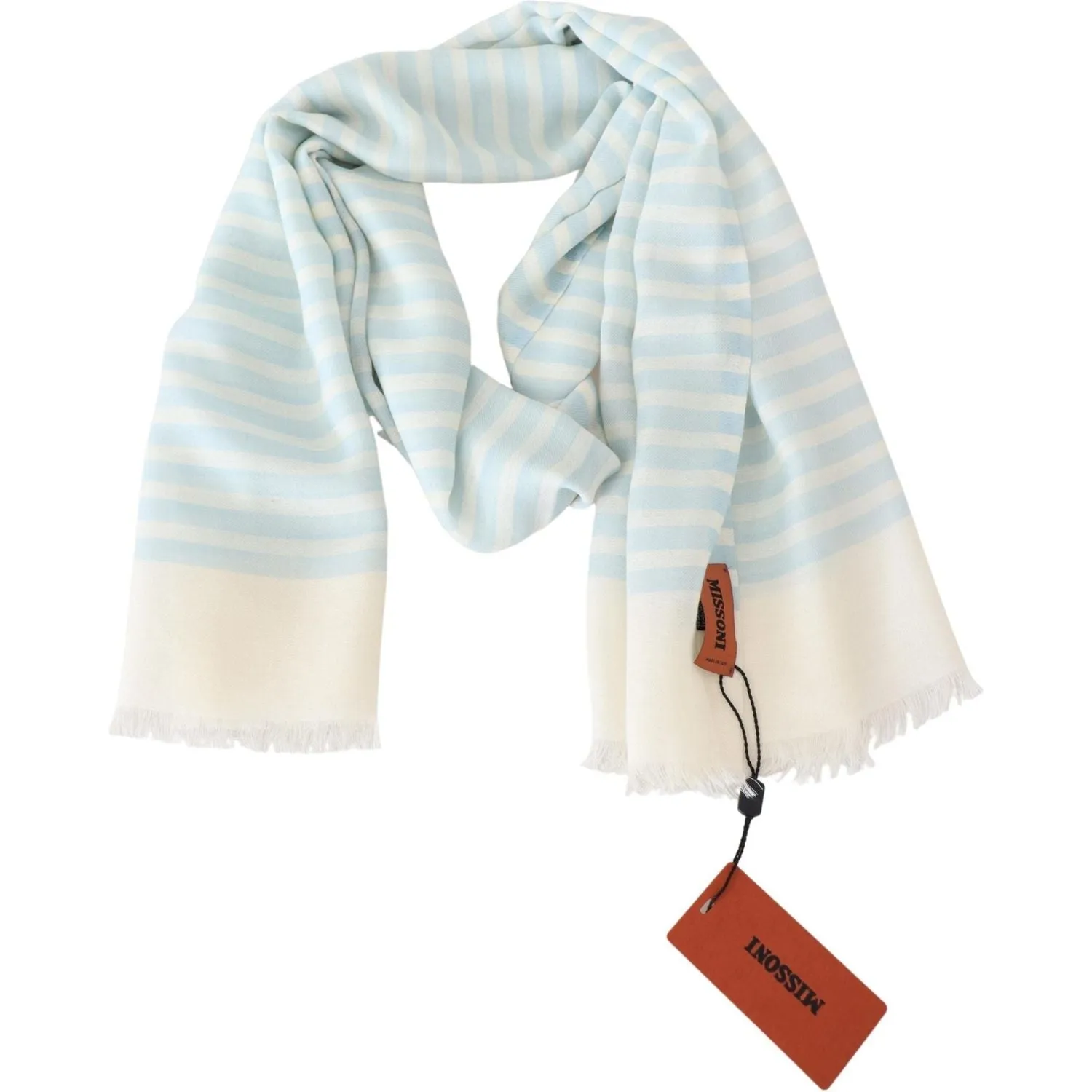 Missoni Elegant Cashmere Scarf with Linear Design