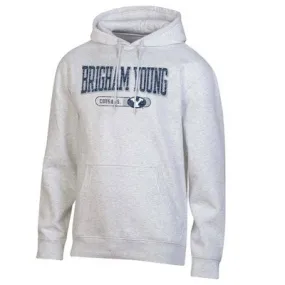 New - NCAA BYU Cougars Gray Fleece Hooded Sweatshirt - L