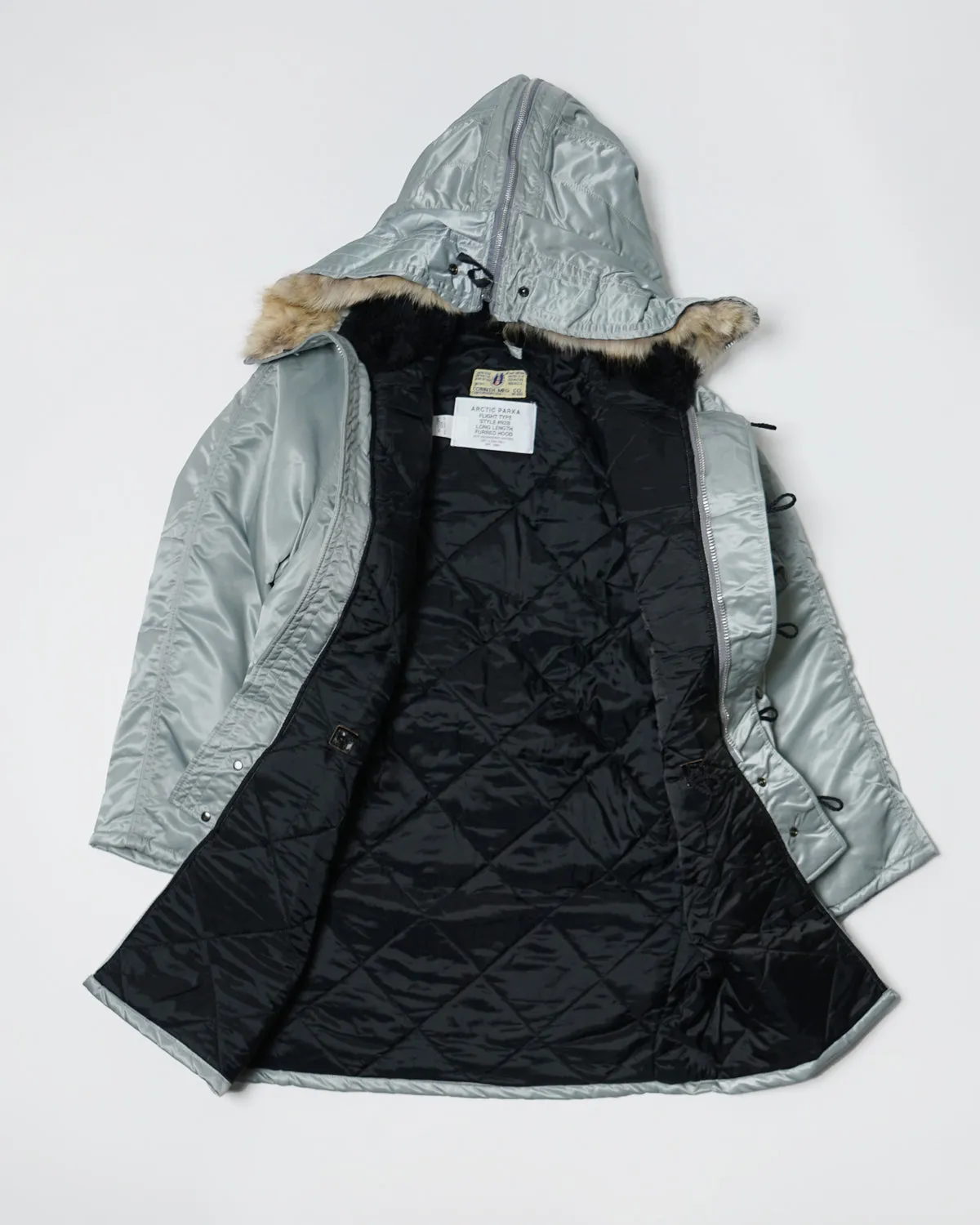 Nylon N-3B Cold Weather Parka / Silver