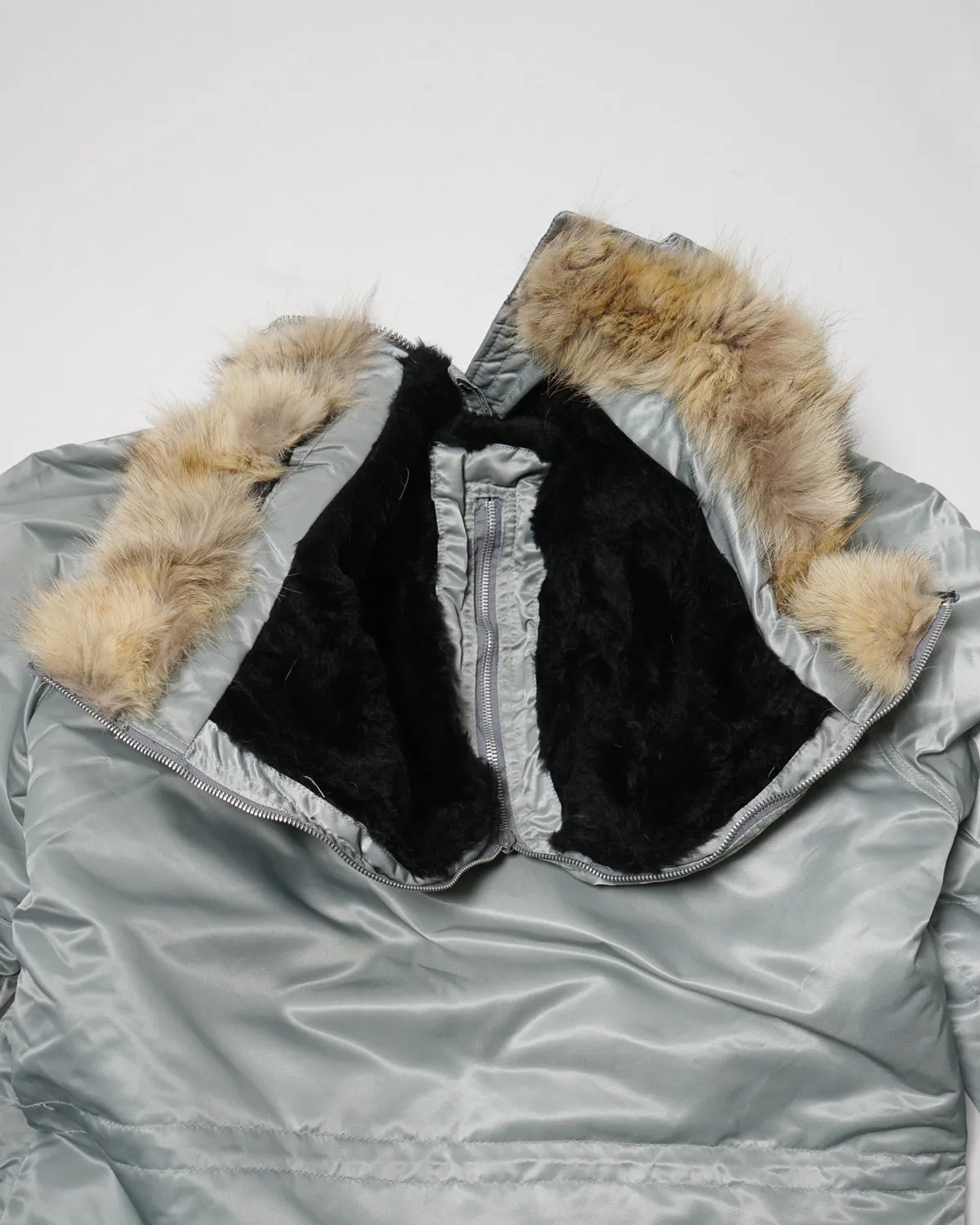 Nylon N-3B Cold Weather Parka / Silver