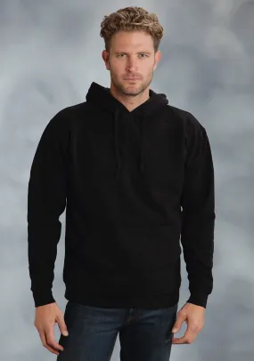 Ouray Mens Black 100% Polyester USA Hoodie