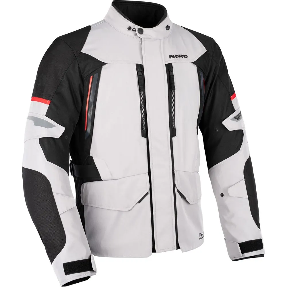 Oxford Calgary 2.0 Dry2Dry Textile Jacket Silver / Black