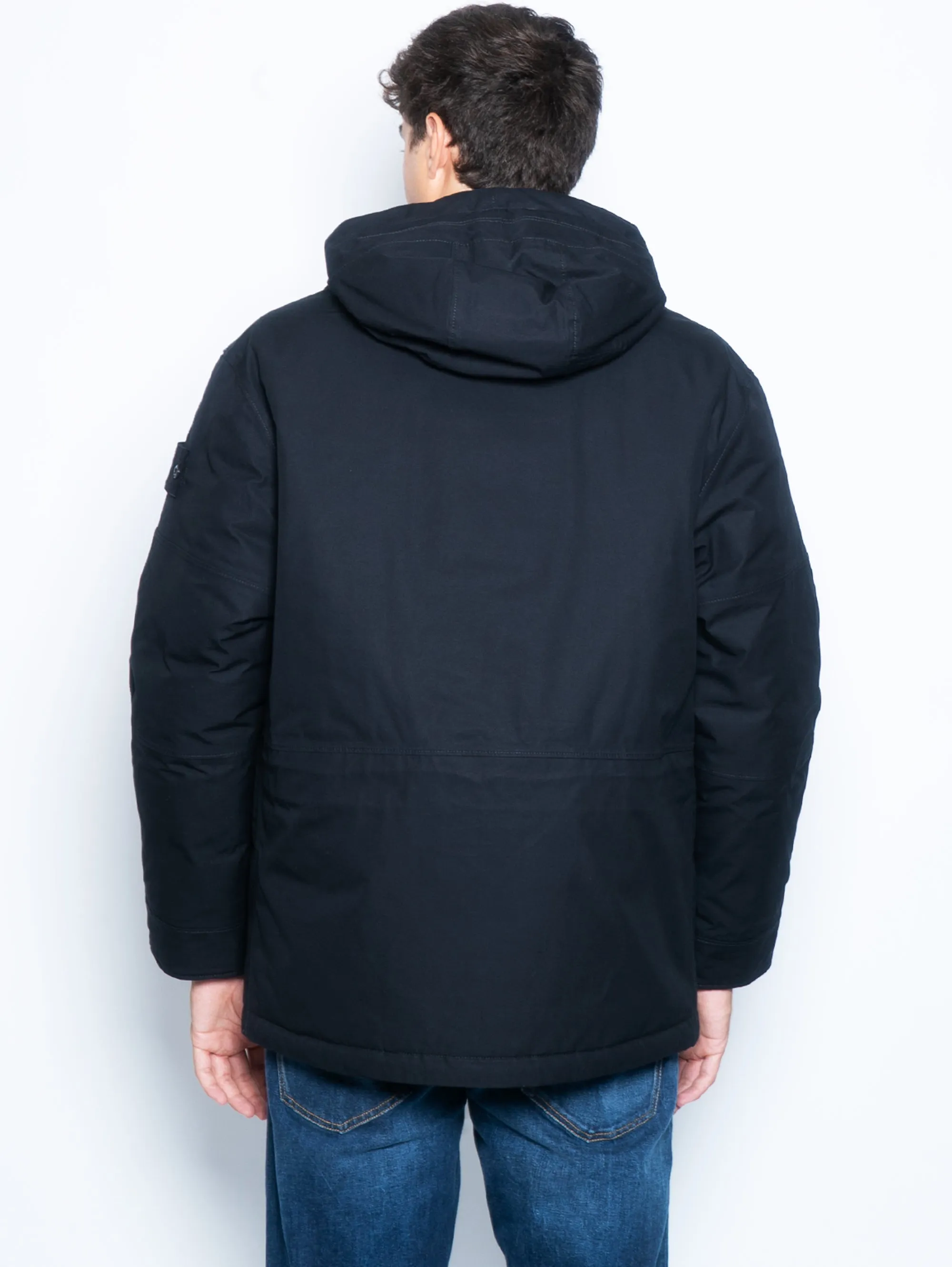 Parka con Cappuccio Ghost Piece Nero