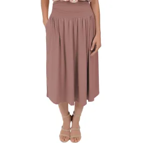 Plus Size MIDI POCKET Skirt