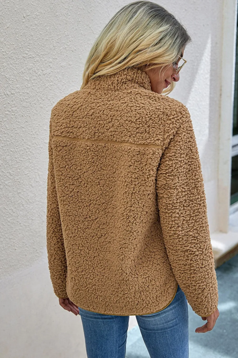 Plush Pocket Coat