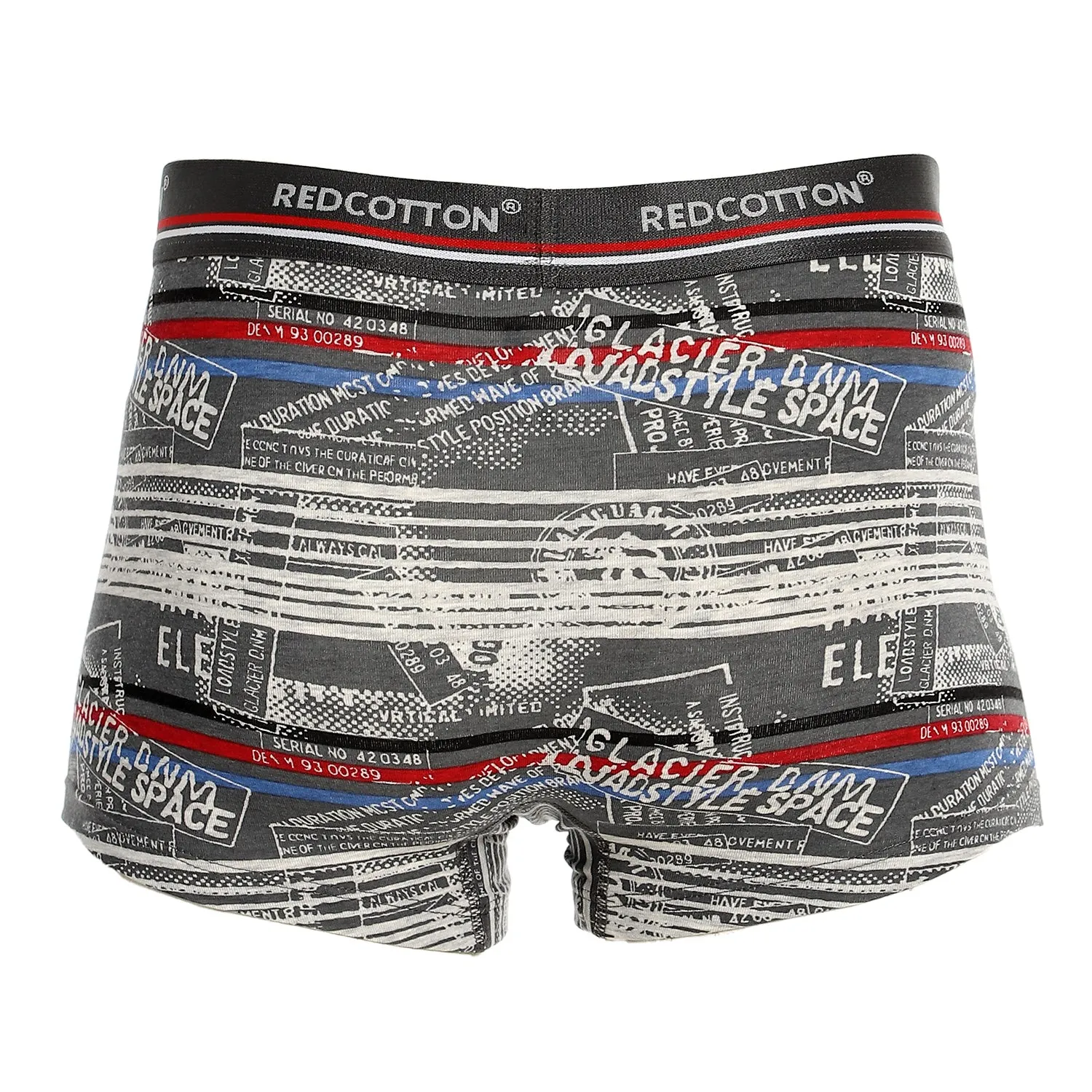 Printed Boxer for Men - Gray