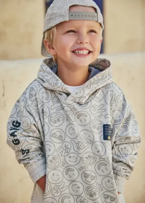 Printed hoodie for boys