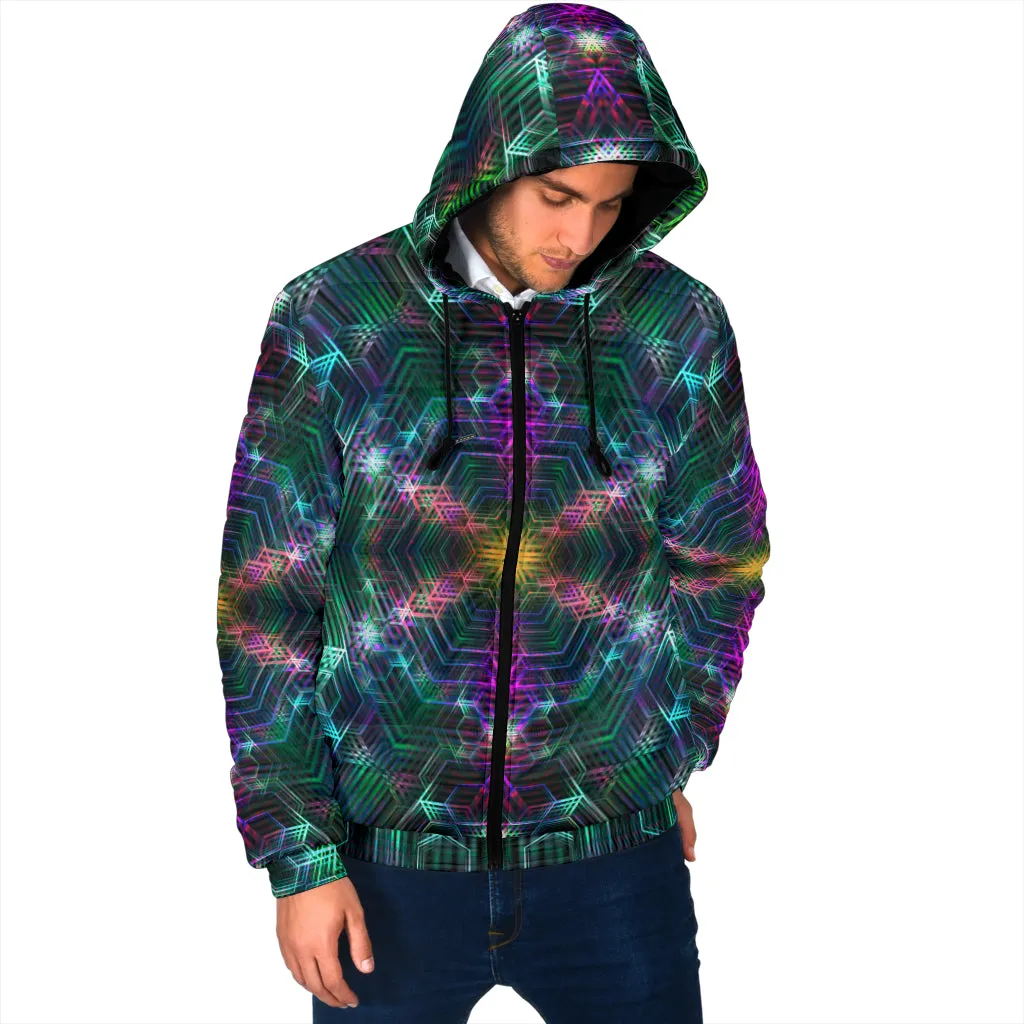 PSYCHEDELIA TUNDRA 4RT DIMENSION | MENS WINTER HOODIE JACKET | YANTRART