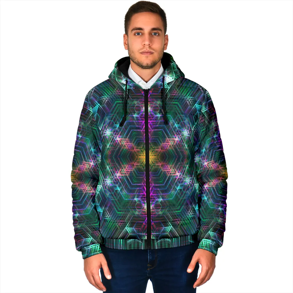 PSYCHEDELIA TUNDRA 4RT DIMENSION | MENS WINTER HOODIE JACKET | YANTRART