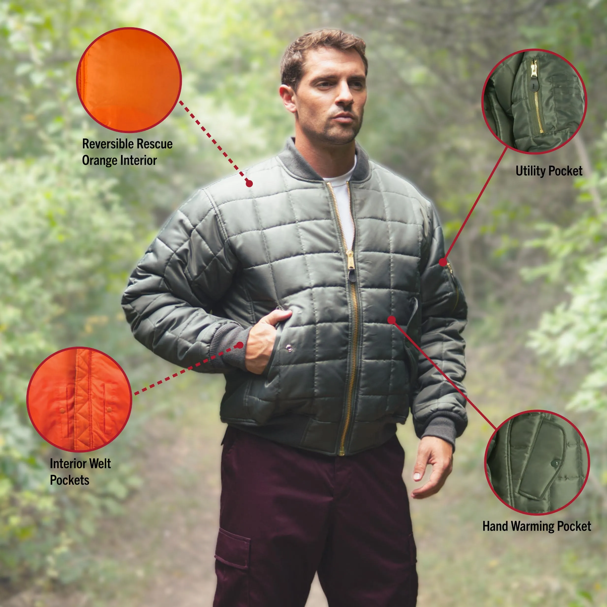 Quilted MA-1 Flight Jacket