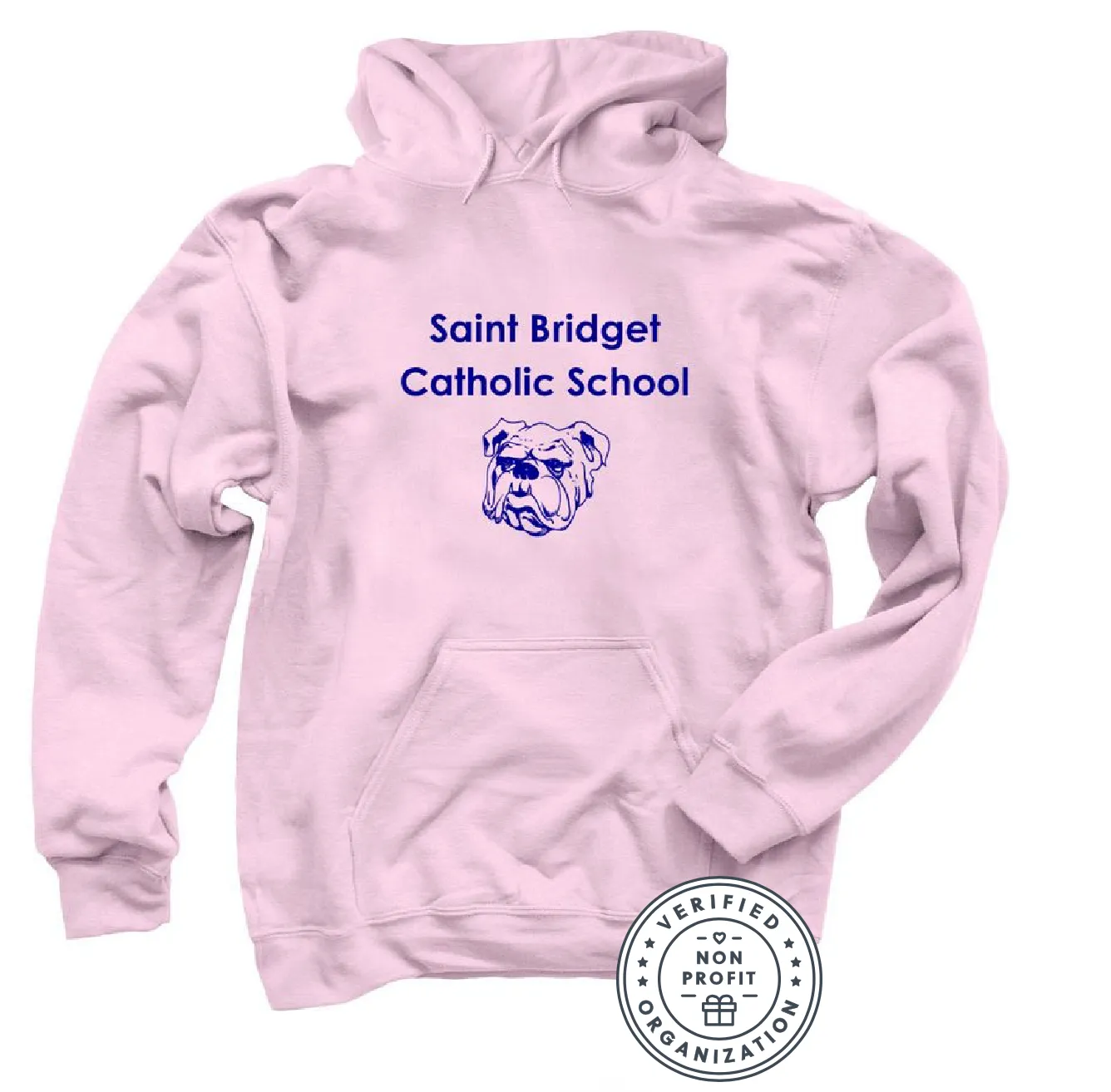 Saint Bridget Bulldogs Logo - Pullover Hoodie