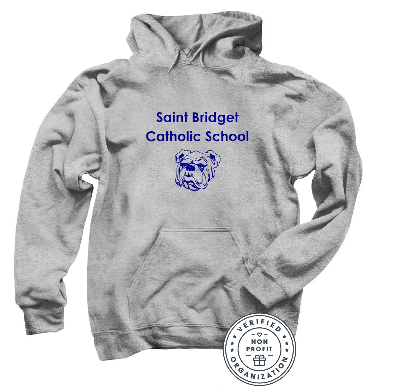 Saint Bridget Bulldogs Logo - Pullover Hoodie