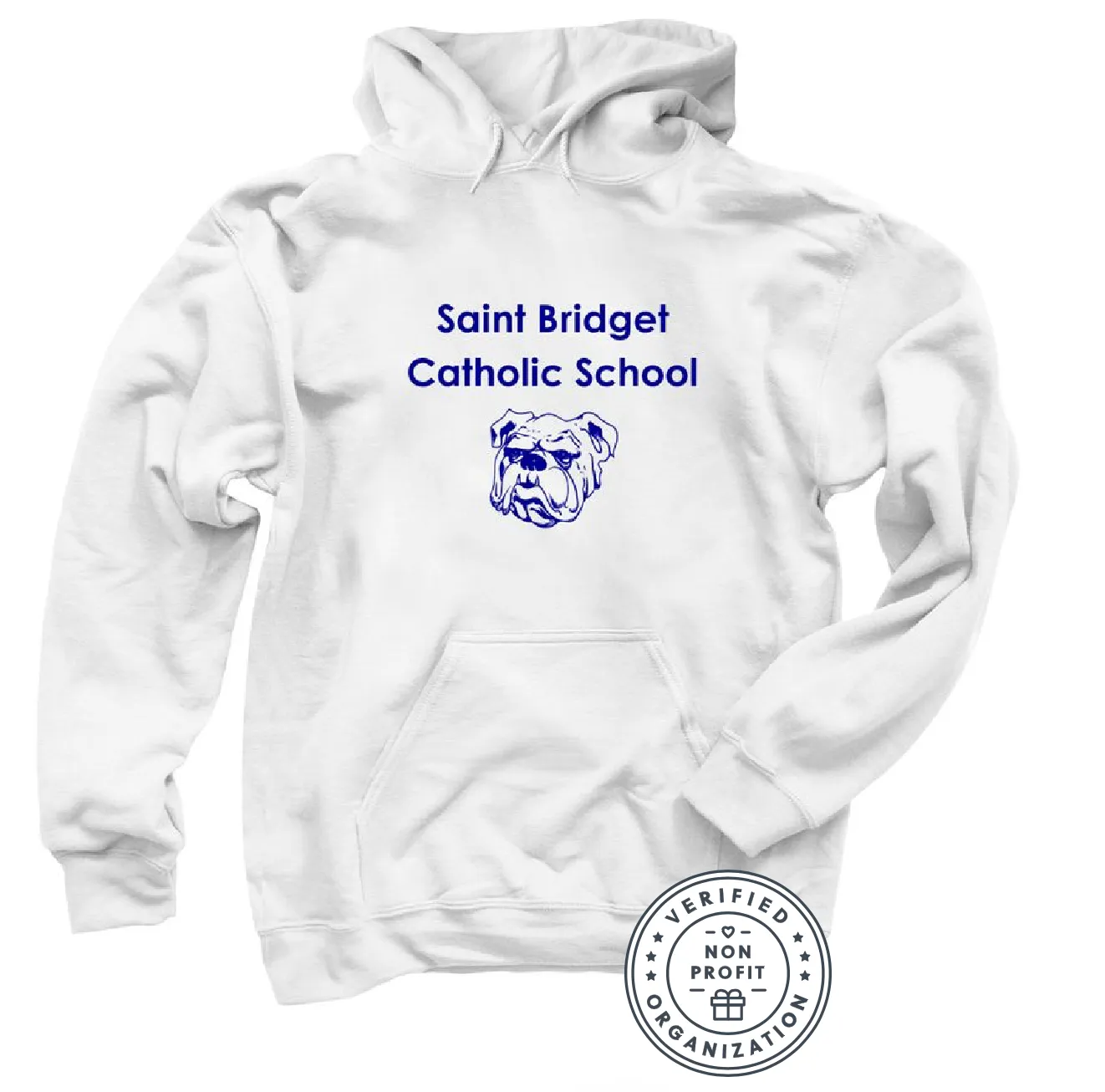 Saint Bridget Bulldogs Logo - Pullover Hoodie