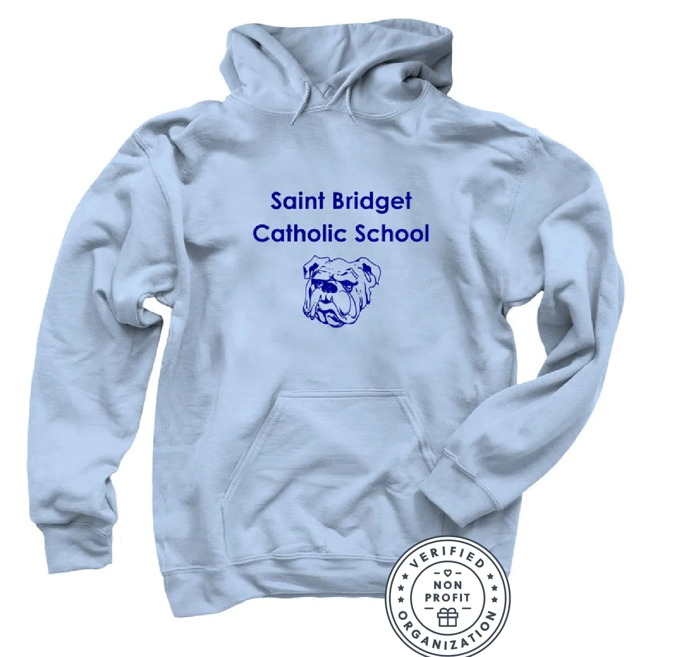 Saint Bridget Bulldogs Logo - Pullover Hoodie