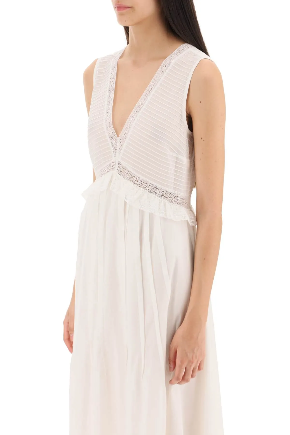 See by chloe cotton voile maxi dress