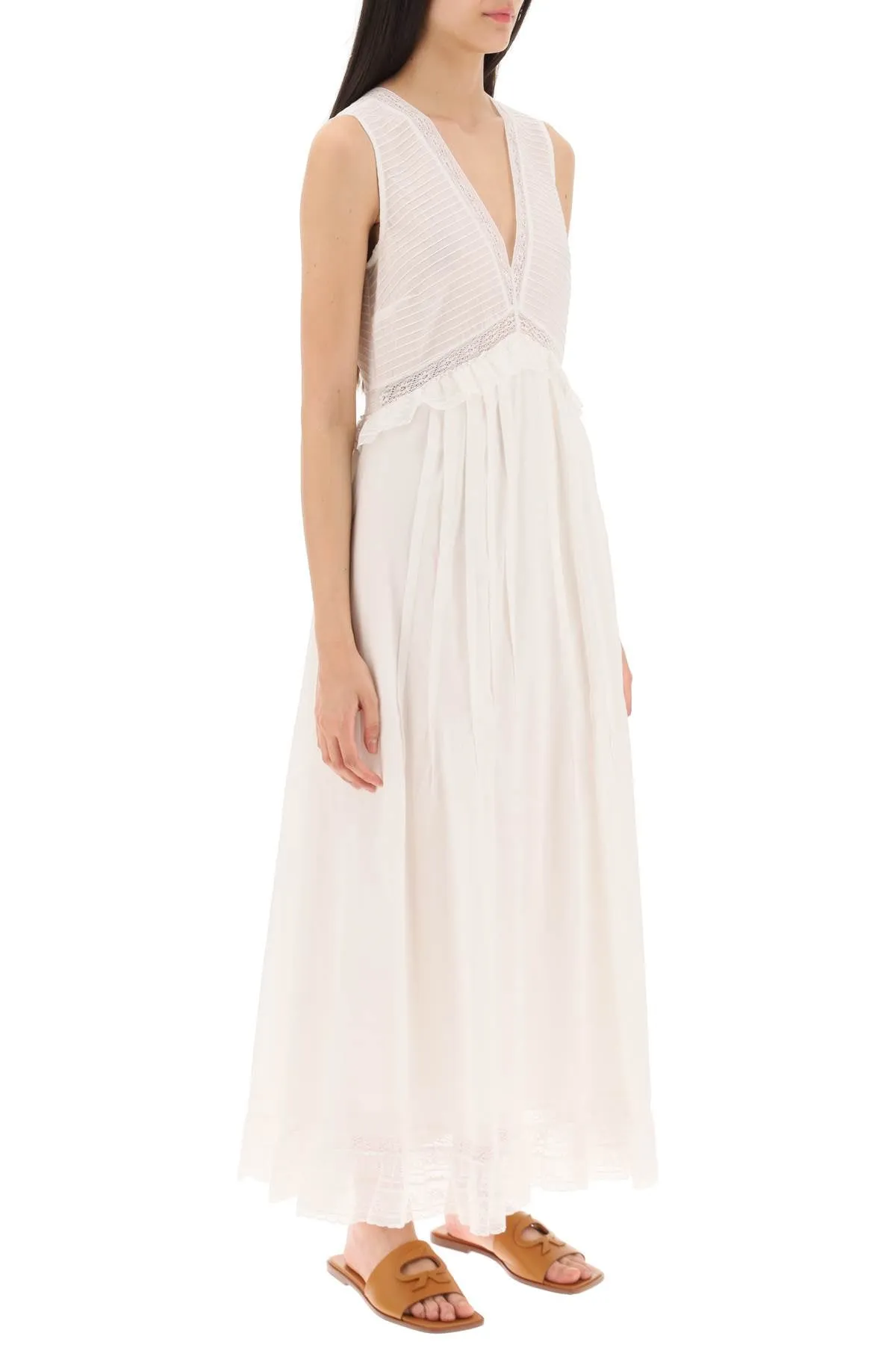 See by chloe cotton voile maxi dress