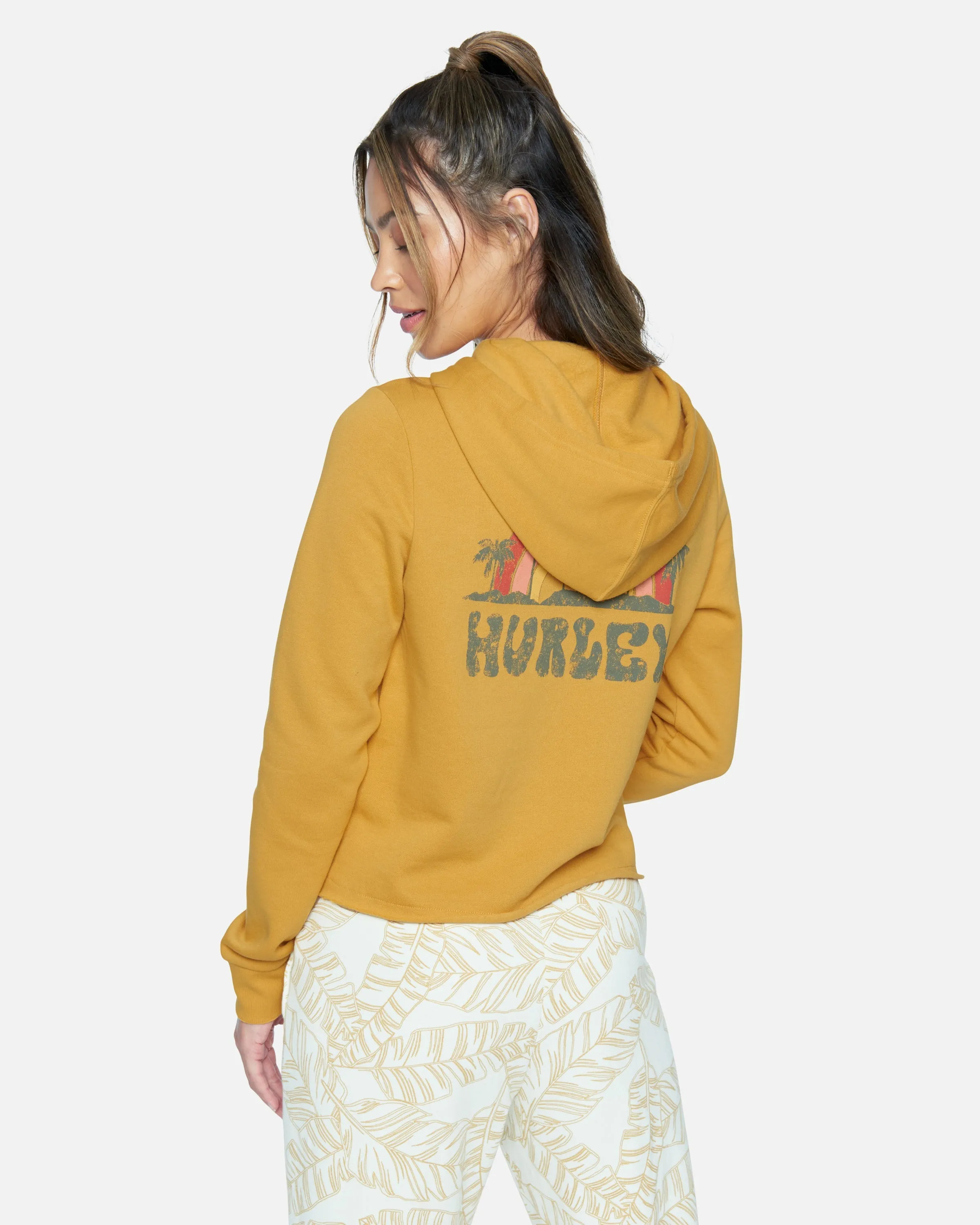 SHROOM CUT OFF CROP HOODIE