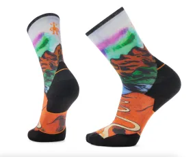 Smartwool Trail Run Singletrack Print Crew Socks