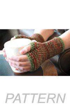 Stick Chick Knits Prickly Fingerless Gloves PATTERN ONLY