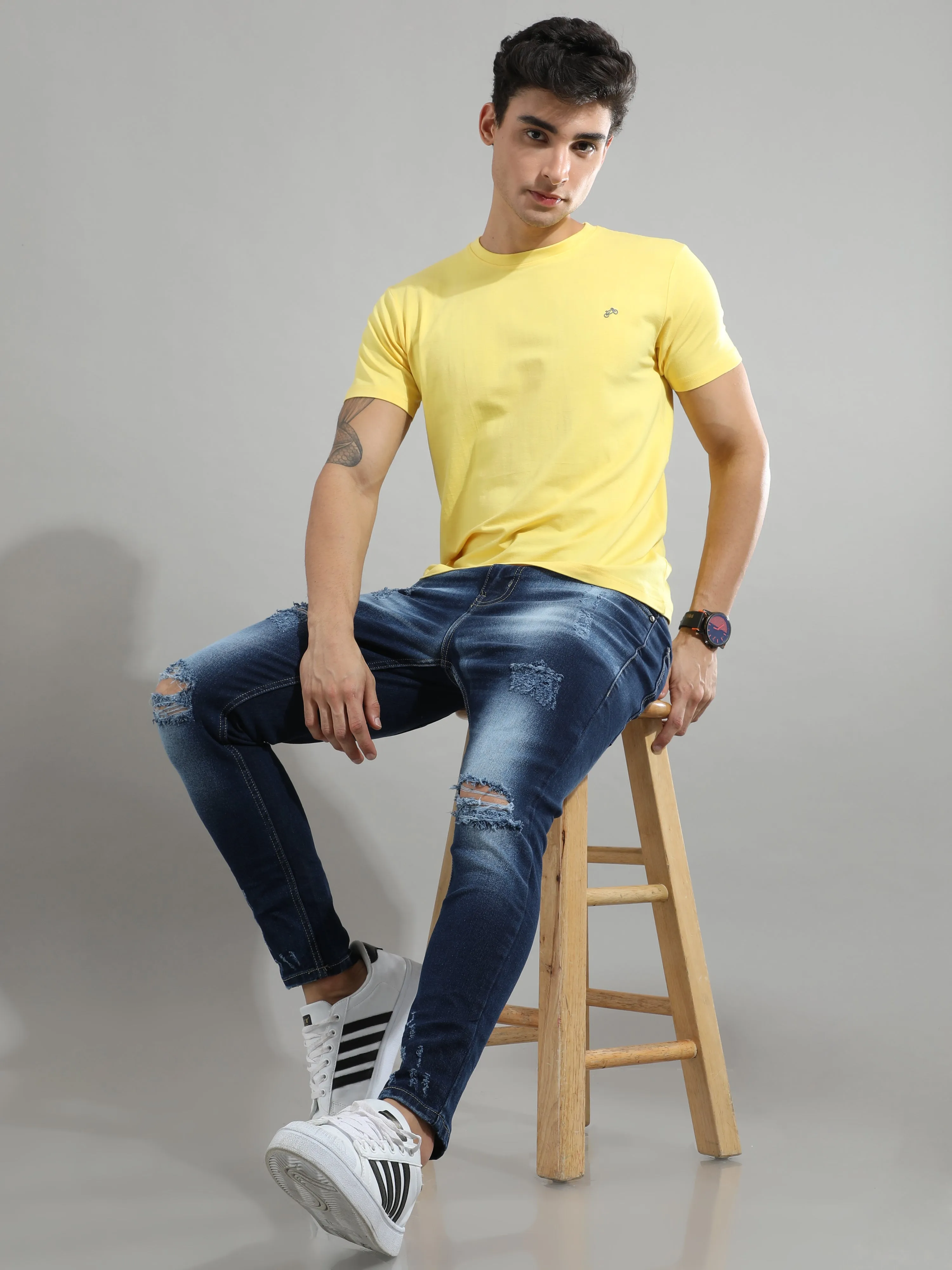 Sunshine Yellow Bamboo Fabric T-Shirt