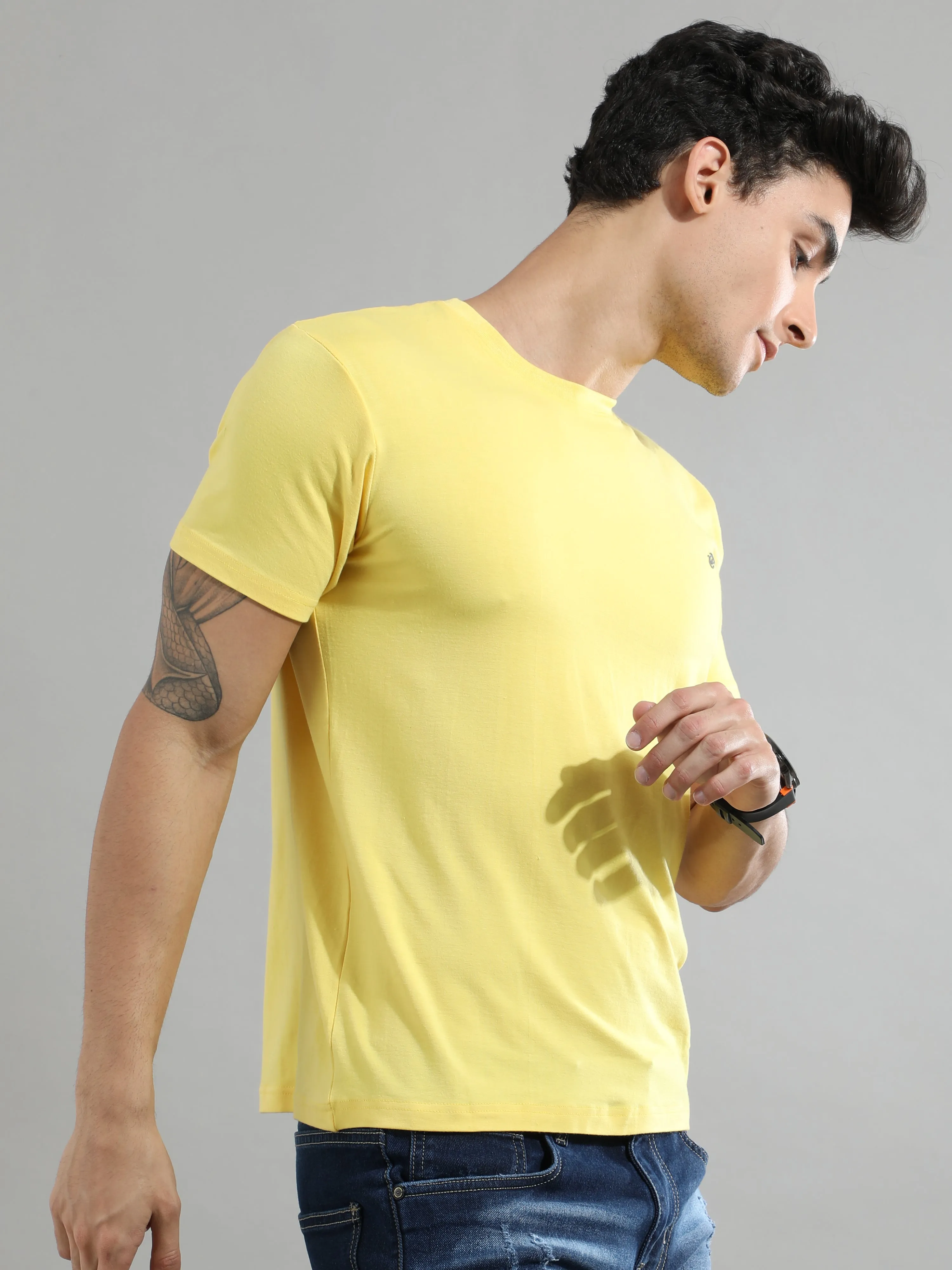 Sunshine Yellow Bamboo Fabric T-Shirt