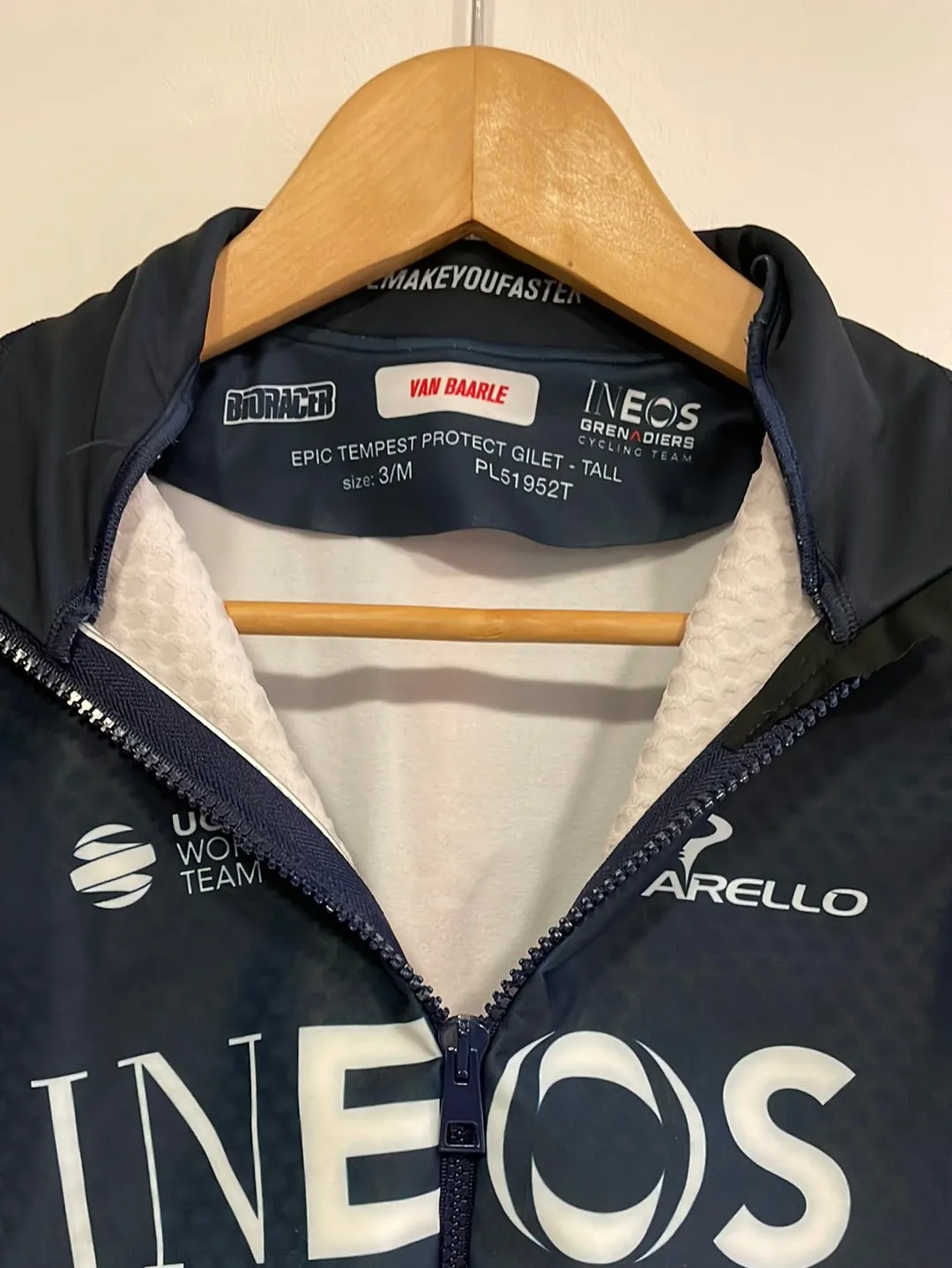 Team Ineos Grenadier | Bioracer Epic Tempest Protect Gilet - As New