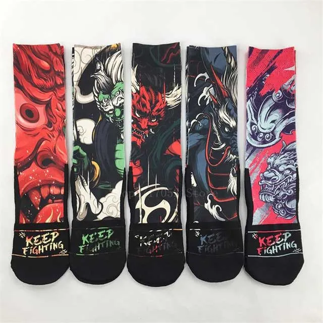 Tengu Japanese Themed Socks