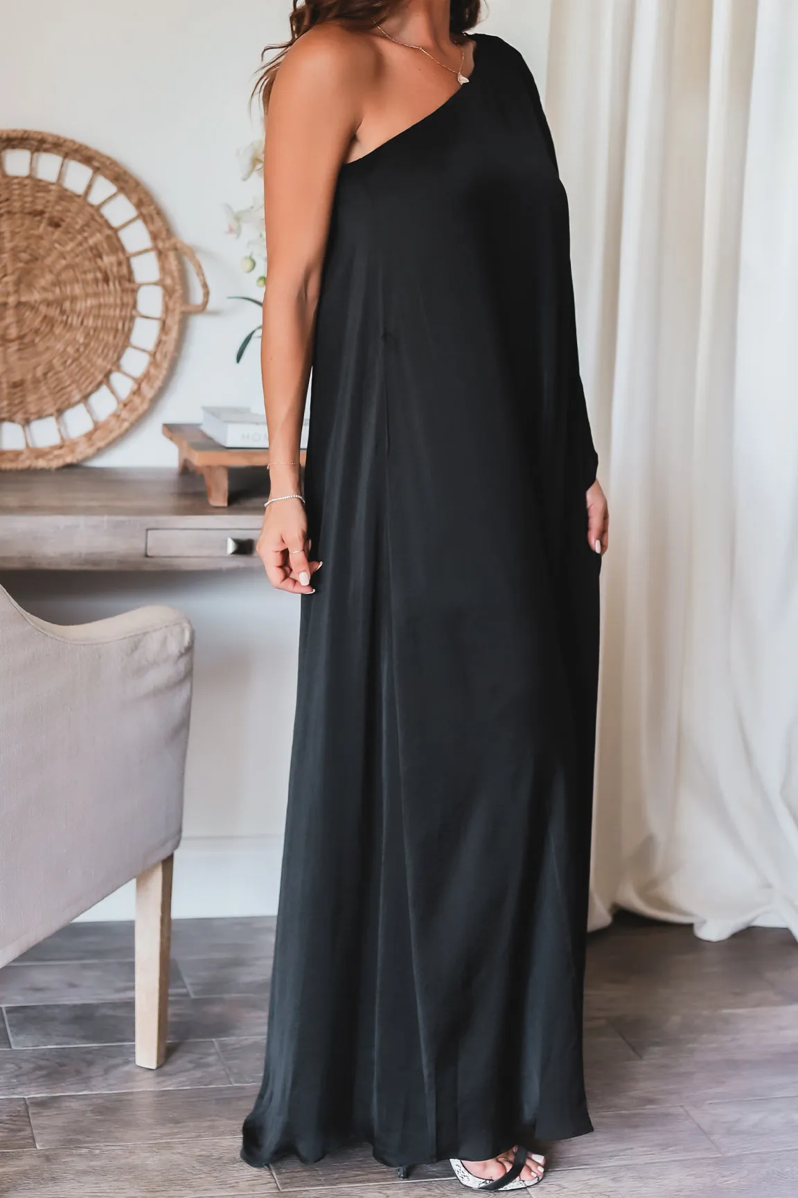 The Celeste One Shoulder Dress