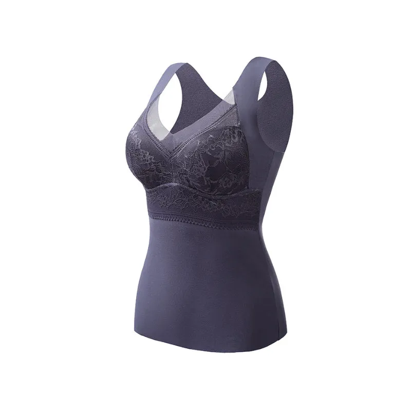 Thermal underwear with built-in bra - comfort &amp; warmth