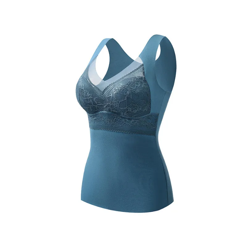 Thermal underwear with built-in bra - comfort &amp; warmth